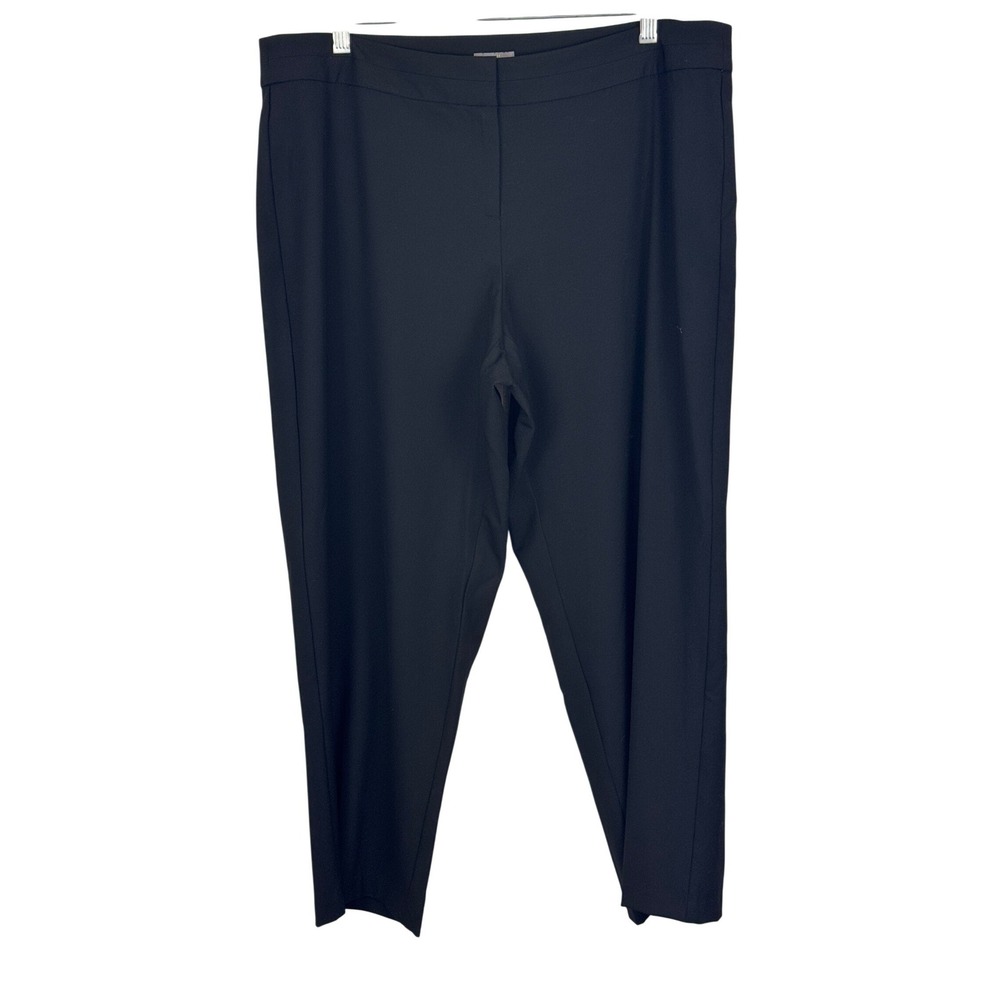 J. Jill Black Stretch Capri Pants Women's Size 14 Minimalist Career Casual NWT